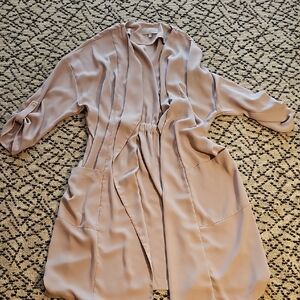 Joan Vass Soft Beige Cardigan